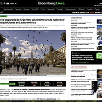 Ni la disparada de Argentina salv� trimestre de fusiones y adquisiciones en Latinoam�rica